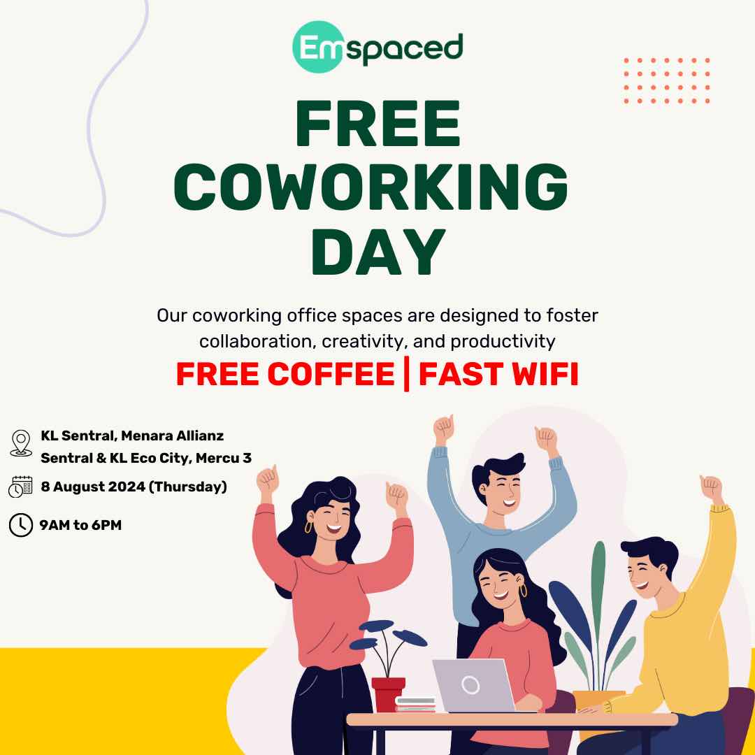 free coworking day emspaced